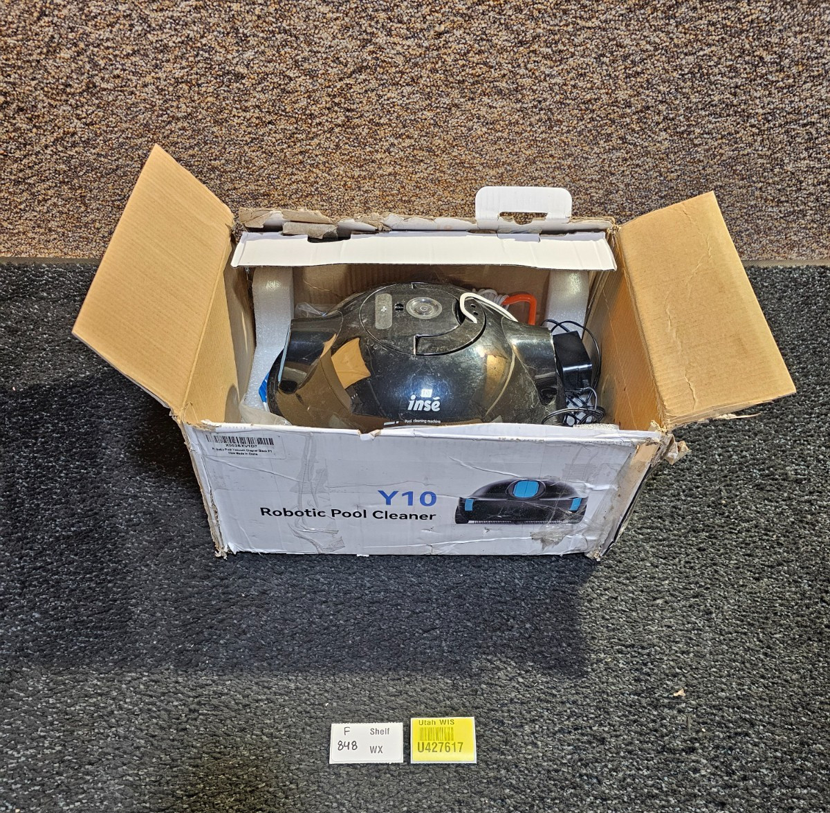 INSE Y10 Cordless Robotic Automatic Pool Vacuum for for Above/In-Ground Pool