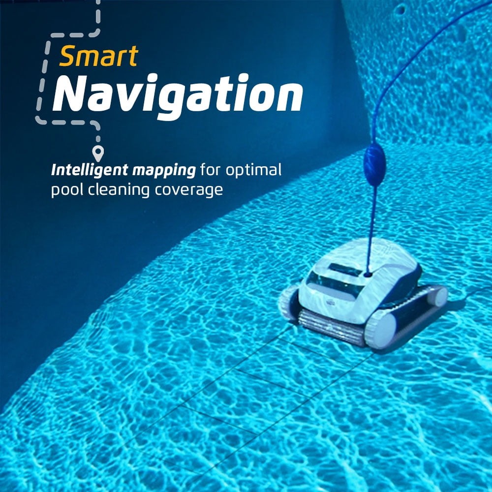Dolphin Explorer E10 Robotic Automatic Pool Cleaner with Active Scrubbing Brush,