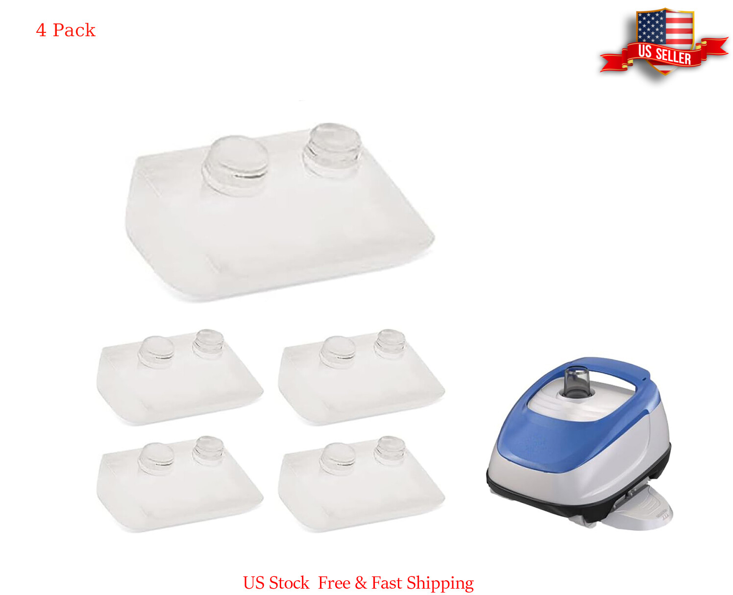 4 Pack Pod Shoes Feet Cork For Hayward®* Navigator Pool Cleaner AXV414P