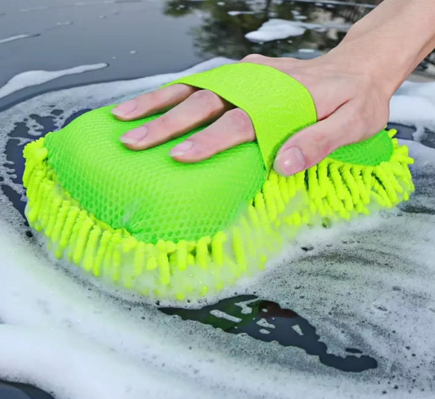 Microfiber Car Washer Sponge Cleaning Car Care Detailing Brushes Washing Towel