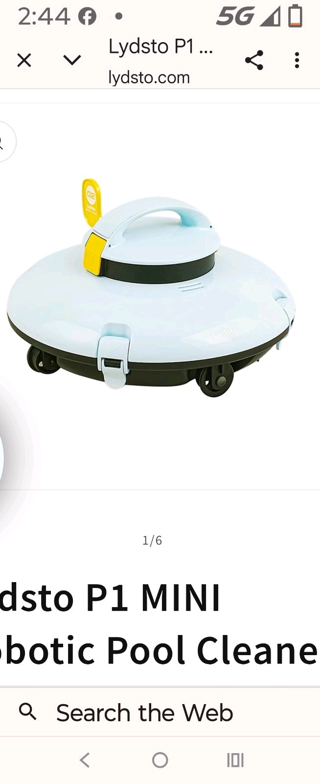 Swimming Pool Robot Cleaner