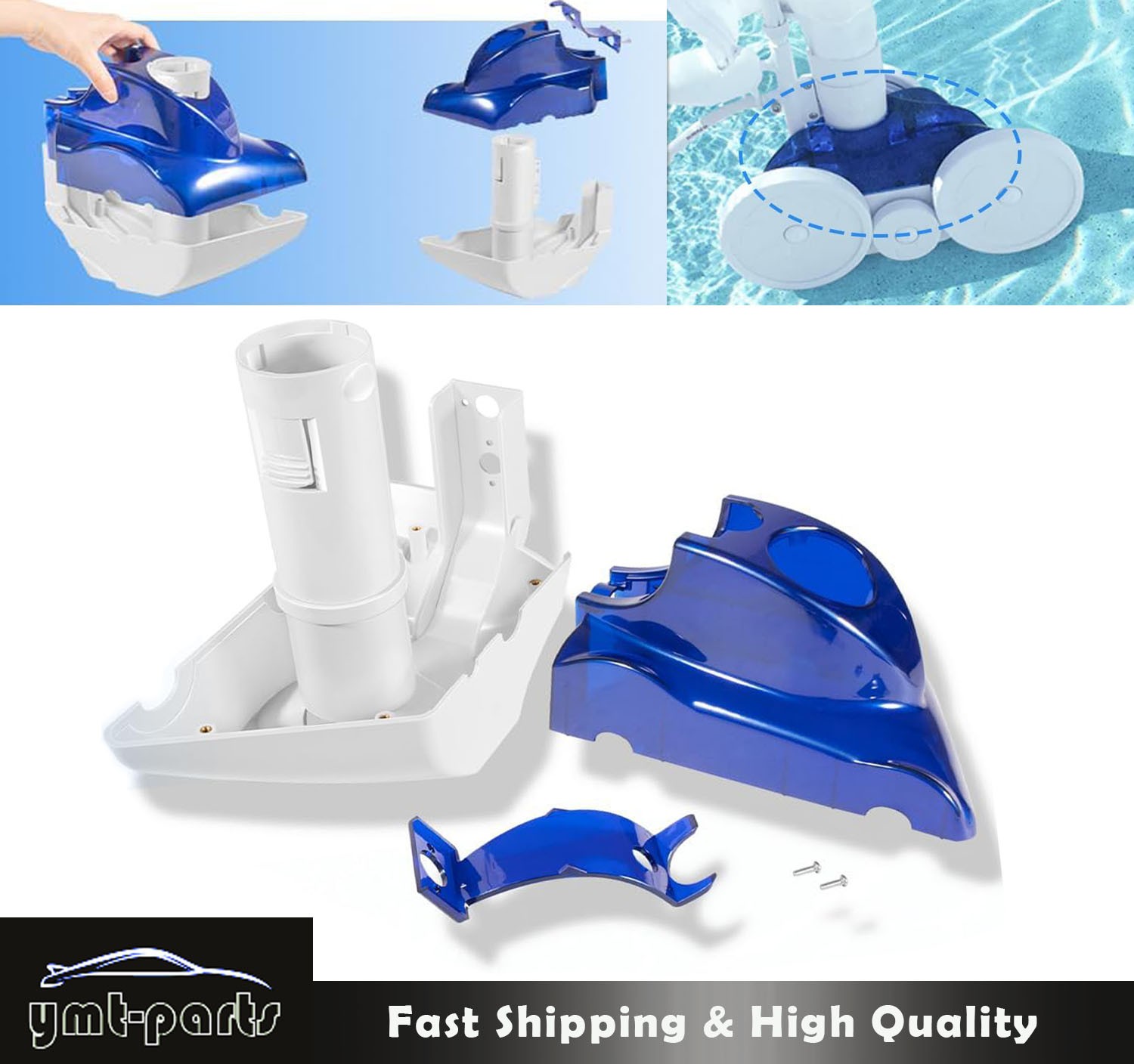 9-100-7030 Top & Base Assembly Fit Polaris Vac-Sweep Models 380/360 Pool Cleaner