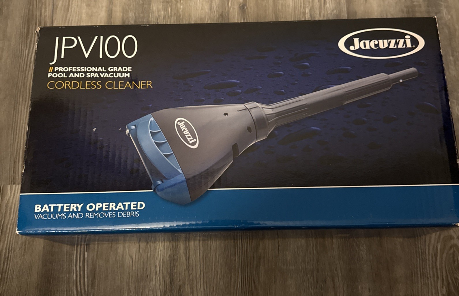 Jacuzzi JPV100 Professional Grade Pool and Spa Vacuum Cordless Cleaner