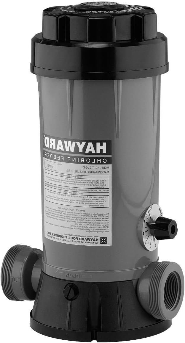 HAYWARD CL200EF IN-LINE CHLORINATOR , 9 LB. CHLORINE CAPACITY