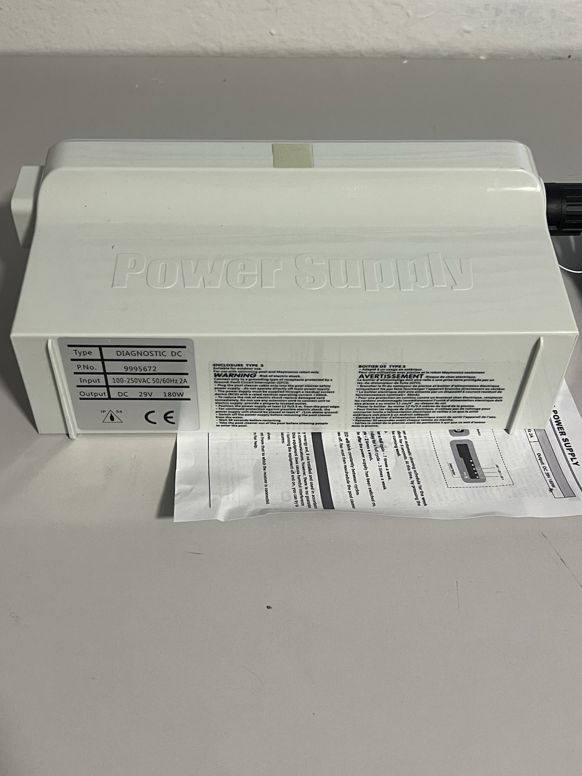 9995672-US-ASSY Advanced Power Supply 180W with Weekly Timer for Dolphin Cleaner