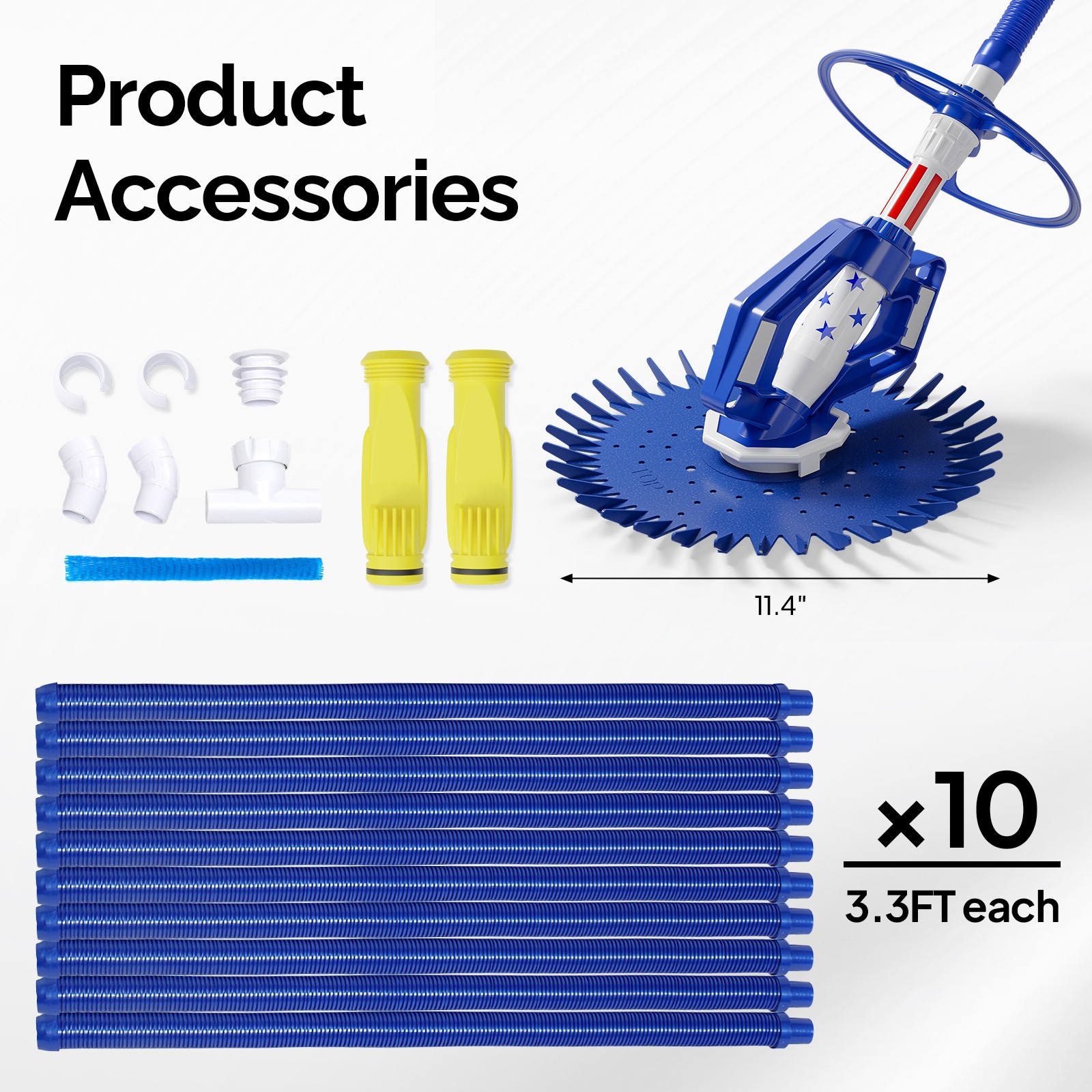 Swimming Pool Vacuum Cleaner Set In Ground Automatic for Outdoor Swimming Pool