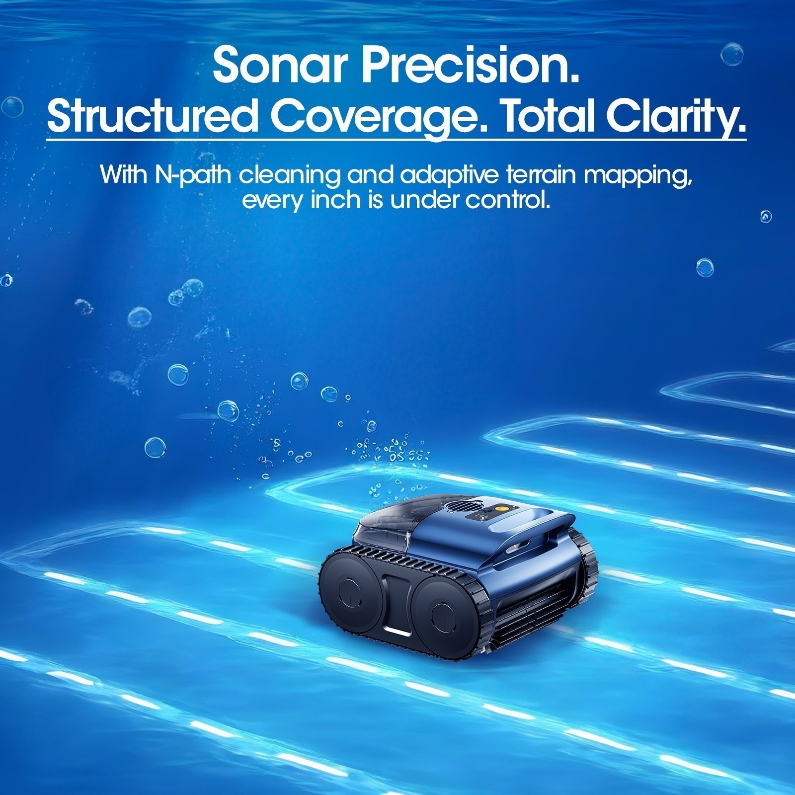 (2026 New) Pool Vacuum Robot for Inground & Above-Ground Pools up to 2150 Sq. Ft