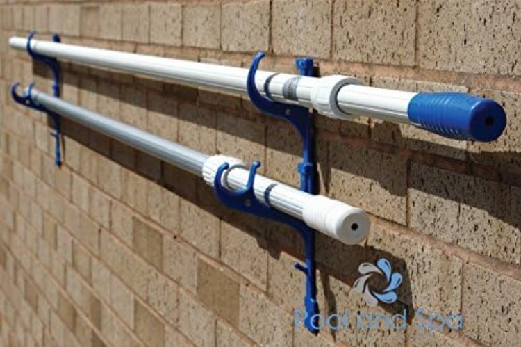 Wall-Mounted Rust-Resistant Hanger for Pool & Garden Tools – Easy Installation