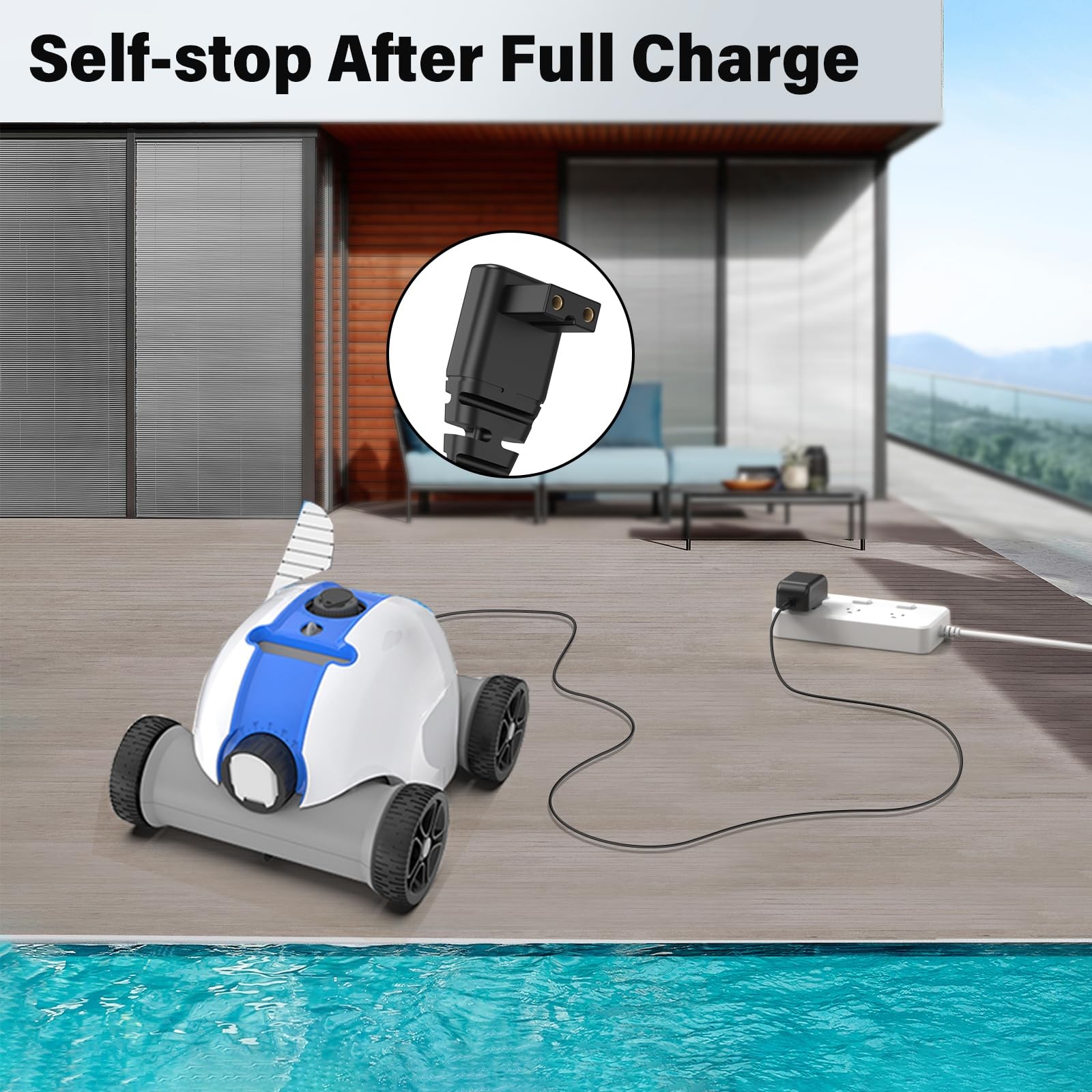 12.6V 1A Pool Vacuum Charger Fit for Aiper Seagull 600 SE 800 Cordless Roboti…