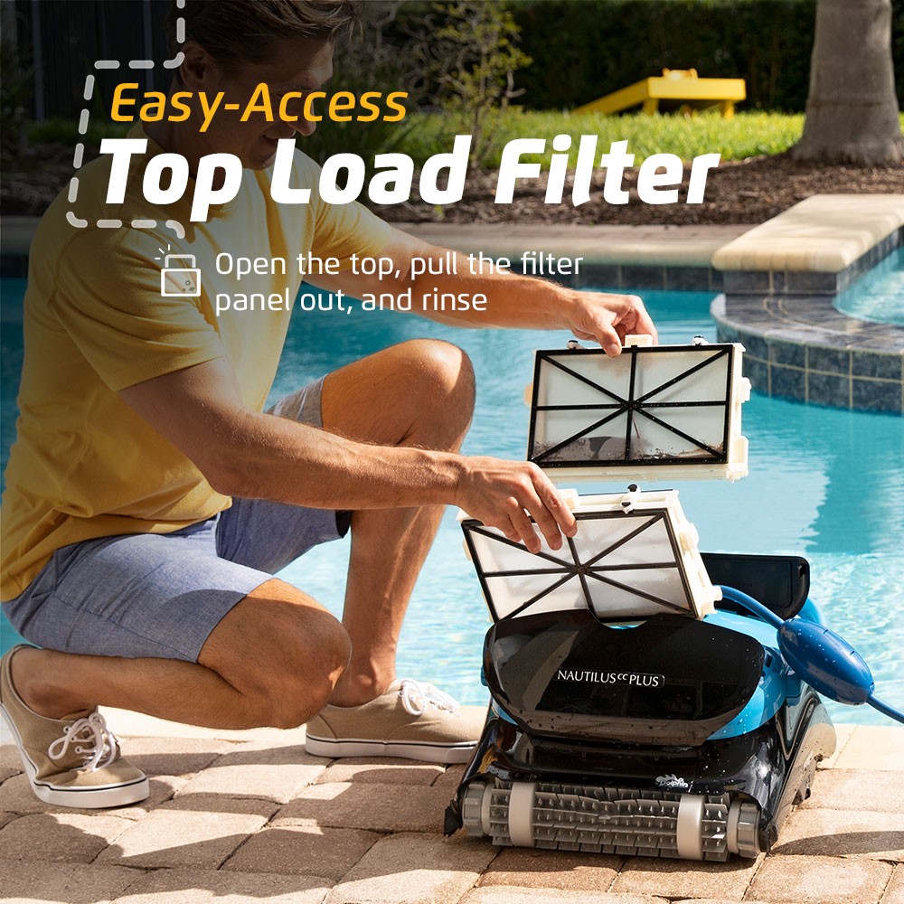 Dolphin Nautilus CC Plus Robotic Pool [Vacuum] Cleaner with Wi-Fi Pool Cleaning