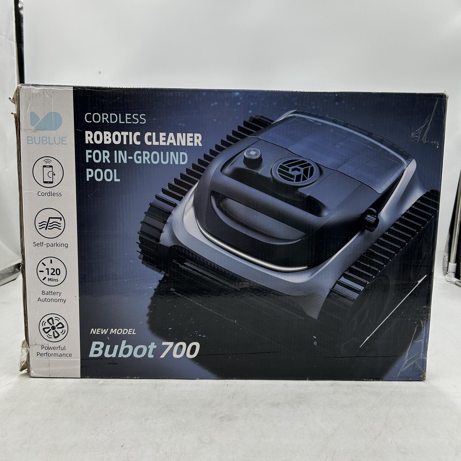 Bublue 700 C10E Cordless In-Ground Pool Cleaner Robot Vacuum 861 Sq Ft
