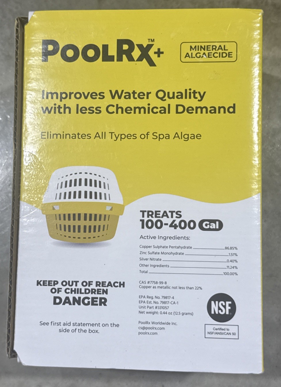 PooI RX+ Worldwide spa unit 100-400 gallons Pool Supplies Mineral SHIPS FREE!