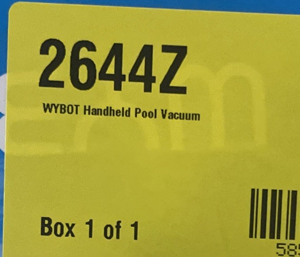 WYBOT Handheld Pool Vacuum Cleaner Rechargeable Spa Hot Tub Cleaner NEW