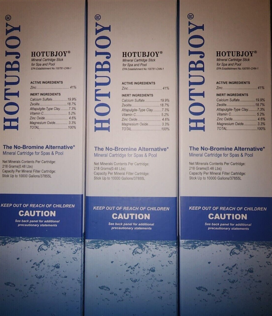 Hot Tub Joy Mineral Ion Cartridge Filters Brings Crystal Clean Water- 3 Pack