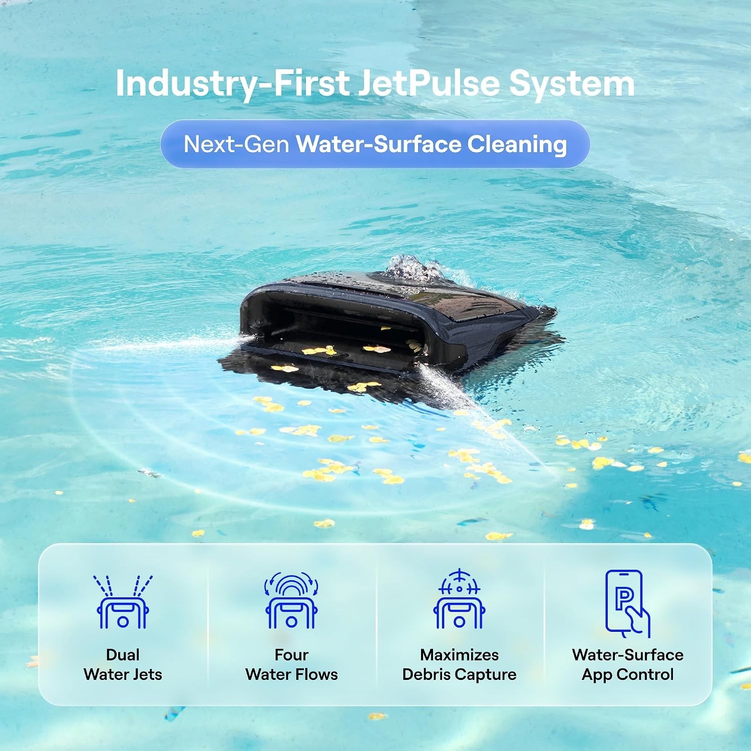 Beatbot Sora 70 Pool Vacuum Robot Top-to-Bottom Robotic Cleaning Smart Parking