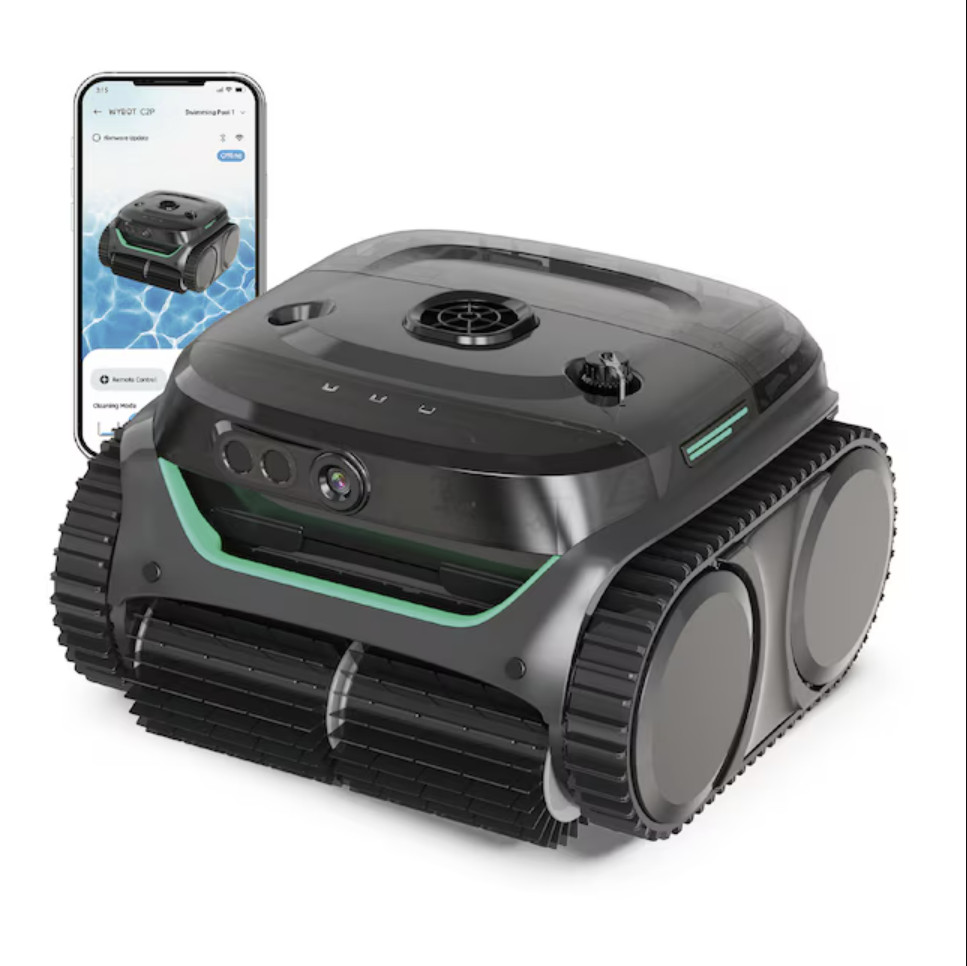 Wybot C2 Pro Vision Robotic Pool Vacuum AI Camera App Control Free Shipping New