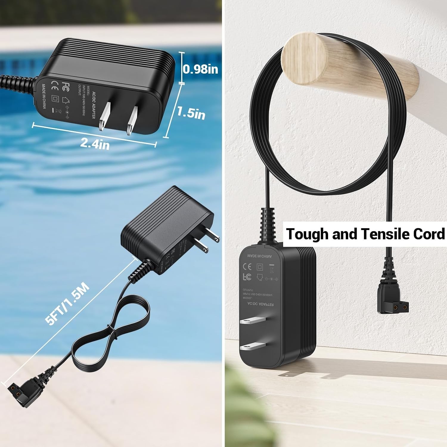Rechargeable 12.6V AC to DC Charger for WYBOT Hyson 100 Handheld Vacuum