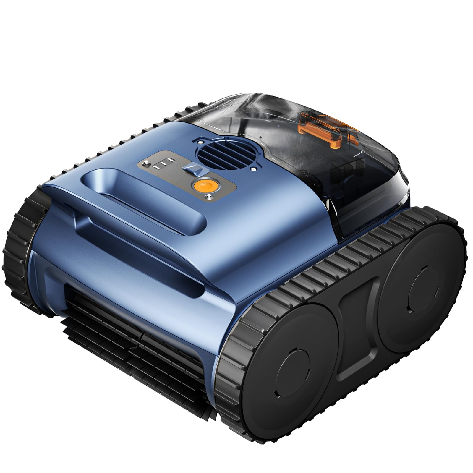 Cordless Robotic Pool Vacuum with Smarter Navigation & Track Drive, Dual 180W