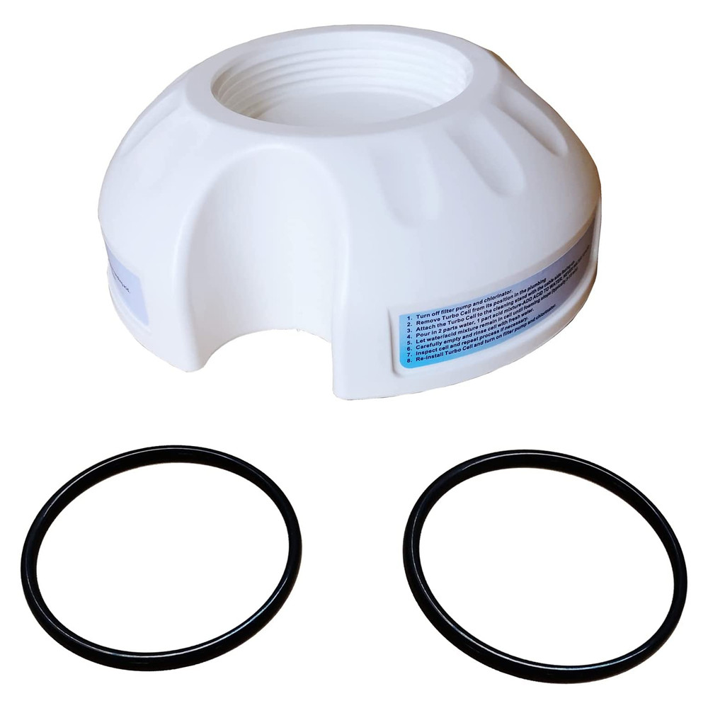 Pool Salt Cell Cleaning Stand Cap W/ O-ring For Hayward Turbo