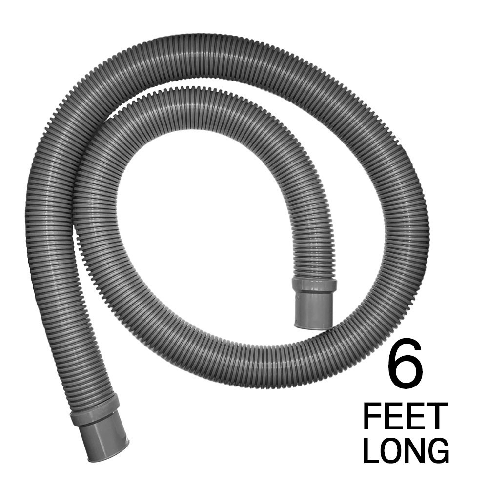 Puri Tech Above Ground Pool Filter Hose Includes Clamps 1.5 Inch x 6 foot Single