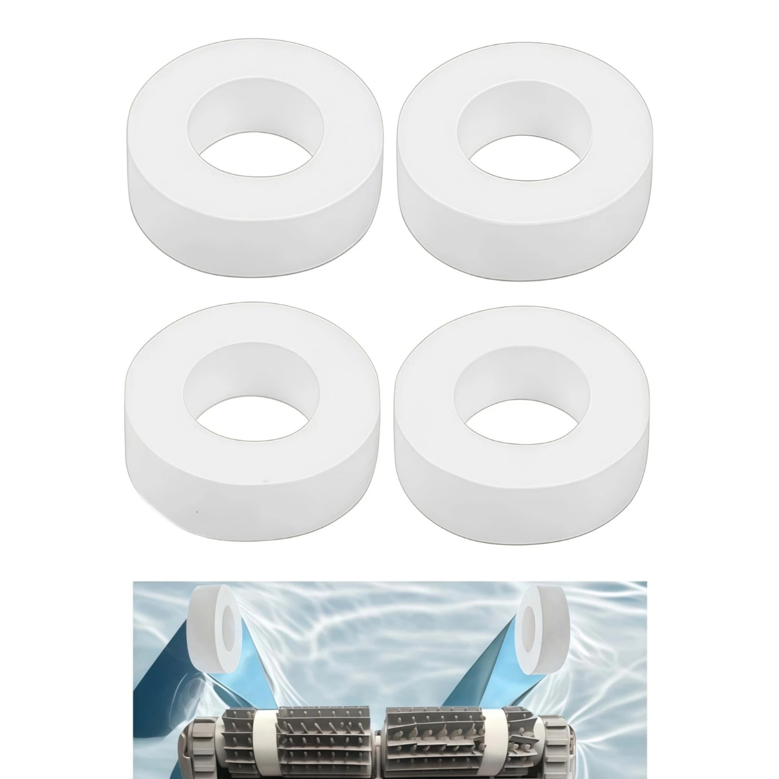 4 Pack 6101611-R4 Climbing Rings for Maytronics Dolphin Pool Cleaners