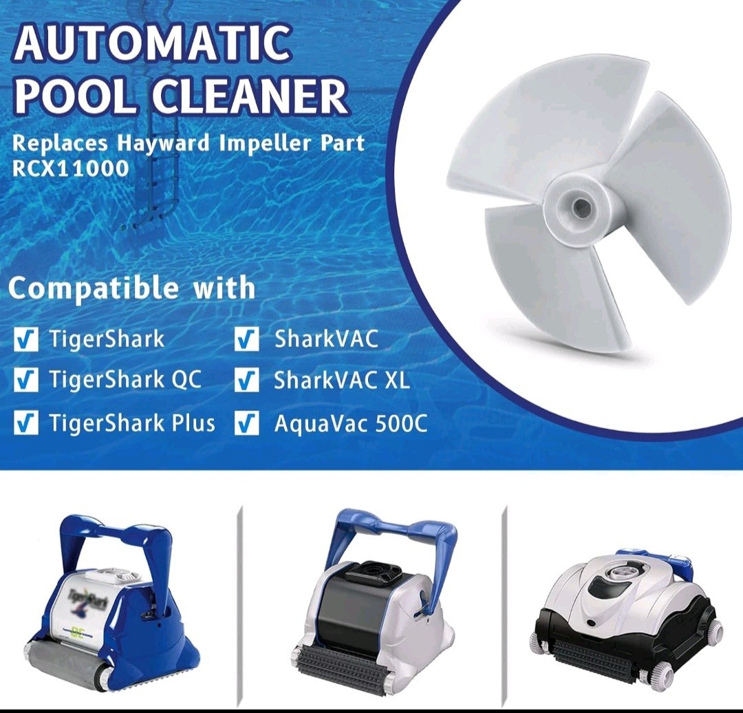 RCX11000 Impeller Replacement for Hayward Tigershark Qc/Shark/Sharkvac.