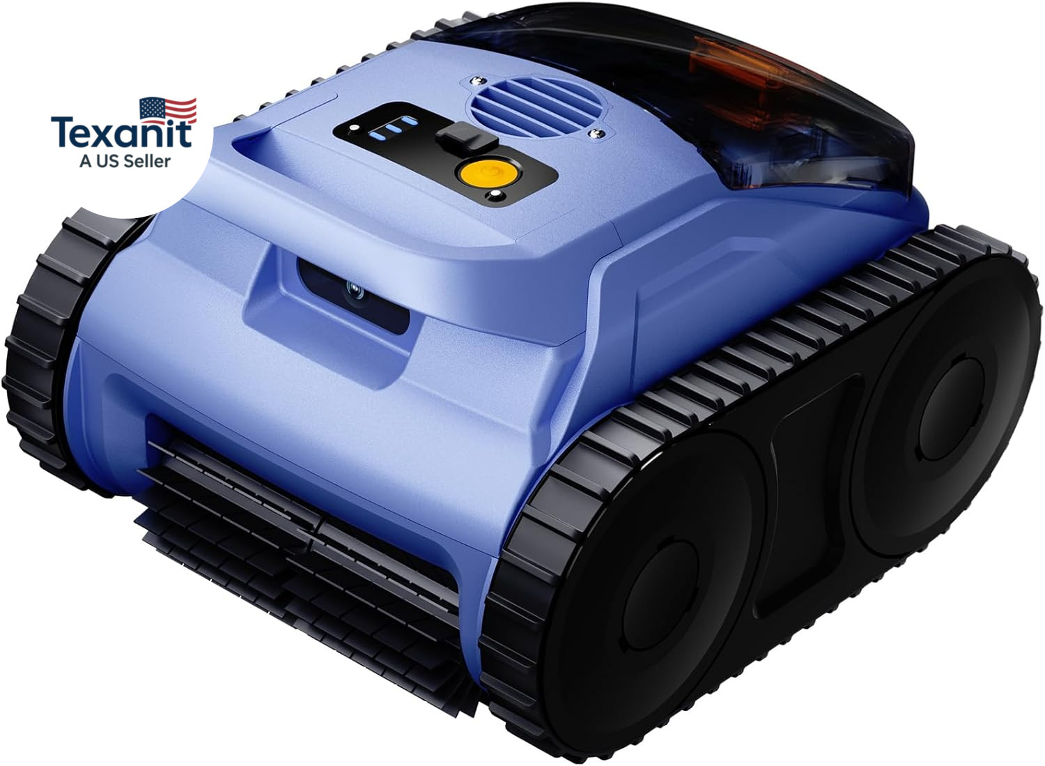 Cordless Robotic Pool Vacuum with Smarter Navigation & Track Drive, Dual 180W Br