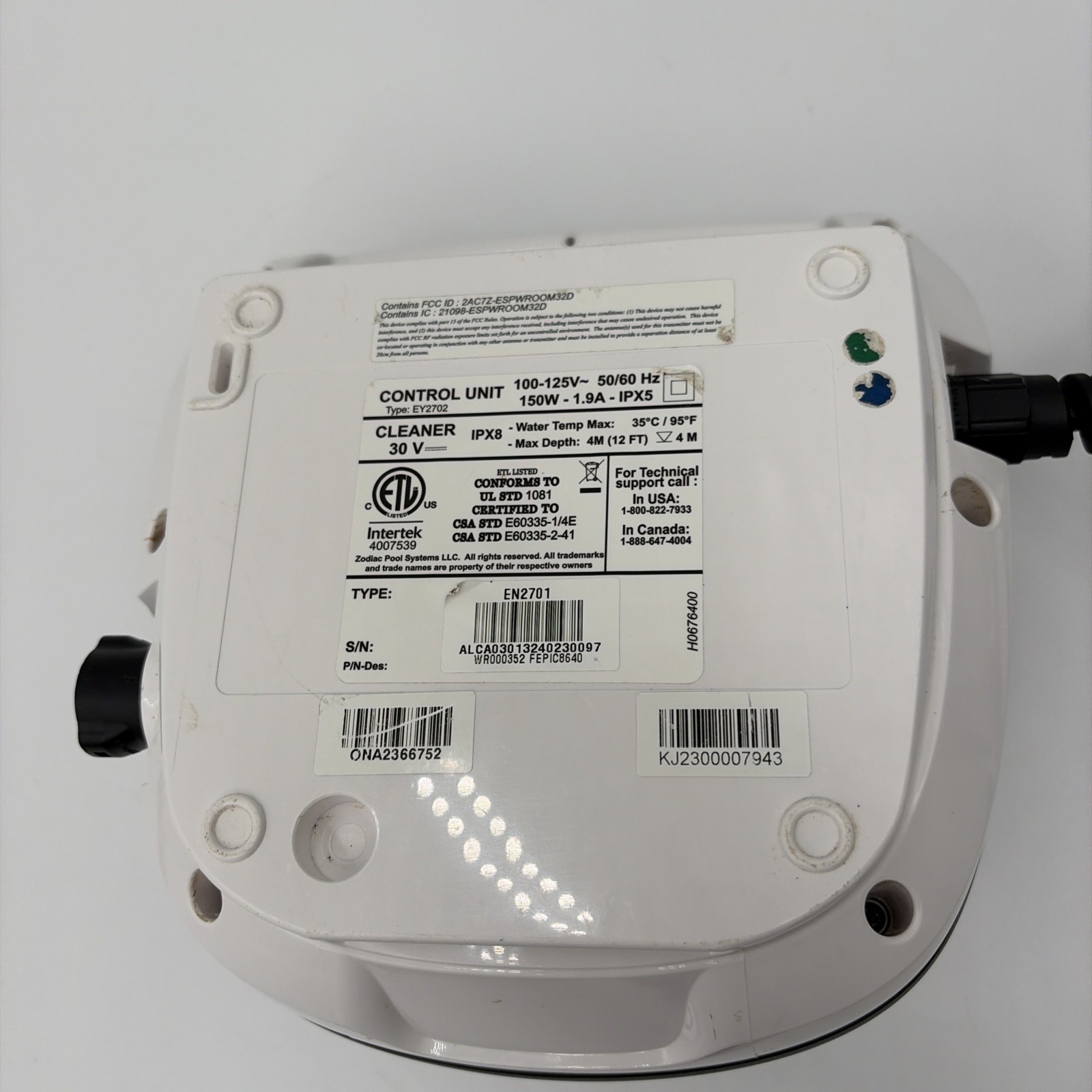 Polaris Robotic Pool Cleaner Control Unit Type EY2702