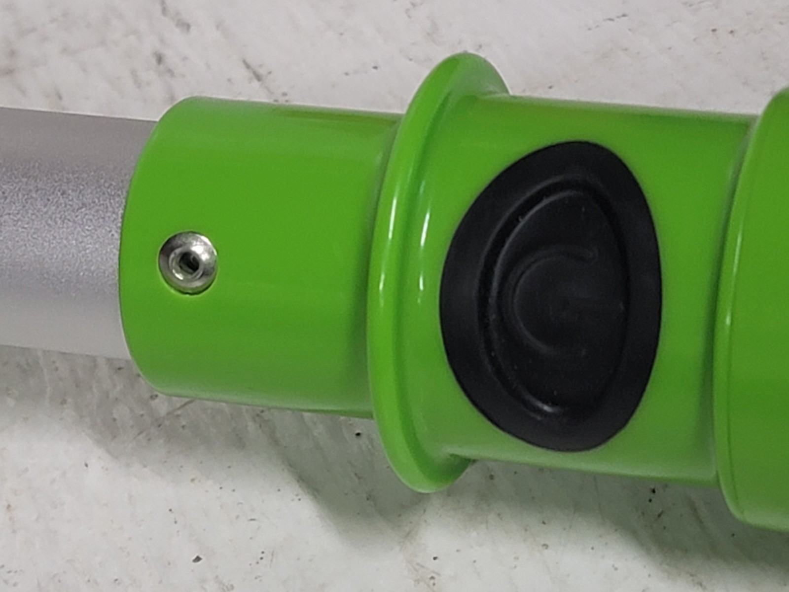 Poolergetic Pool Vacuum Cleaner Green/Black Brush Nozzle & Power Cord OPEN BOX