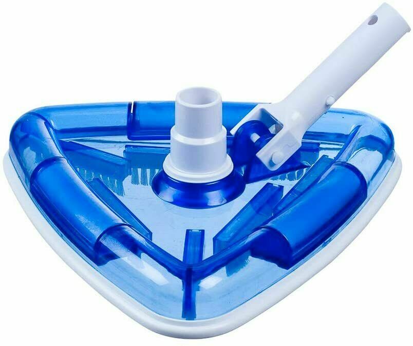 Milliard Sea-Thru Triangle Weighted Pool And Spa Vacuum Head, 11″ Wide Cleaning