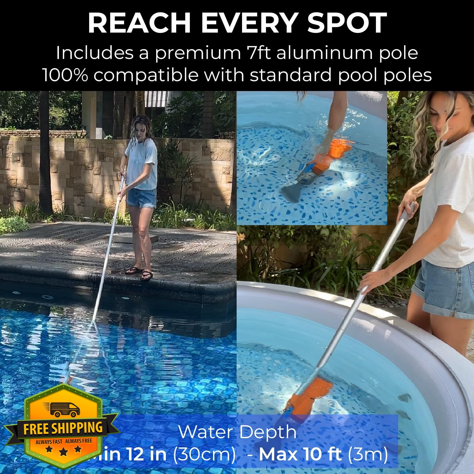 NOVOQUE Pool Vacuum 24V ULTRA 65W