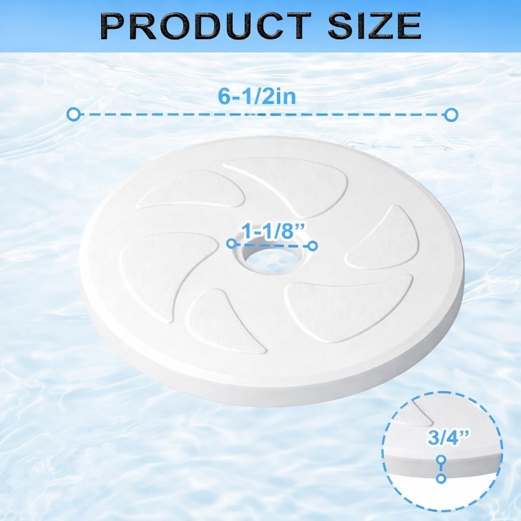 Large Replacement Wheel, Heavy Duty Plastic, Easy to Install