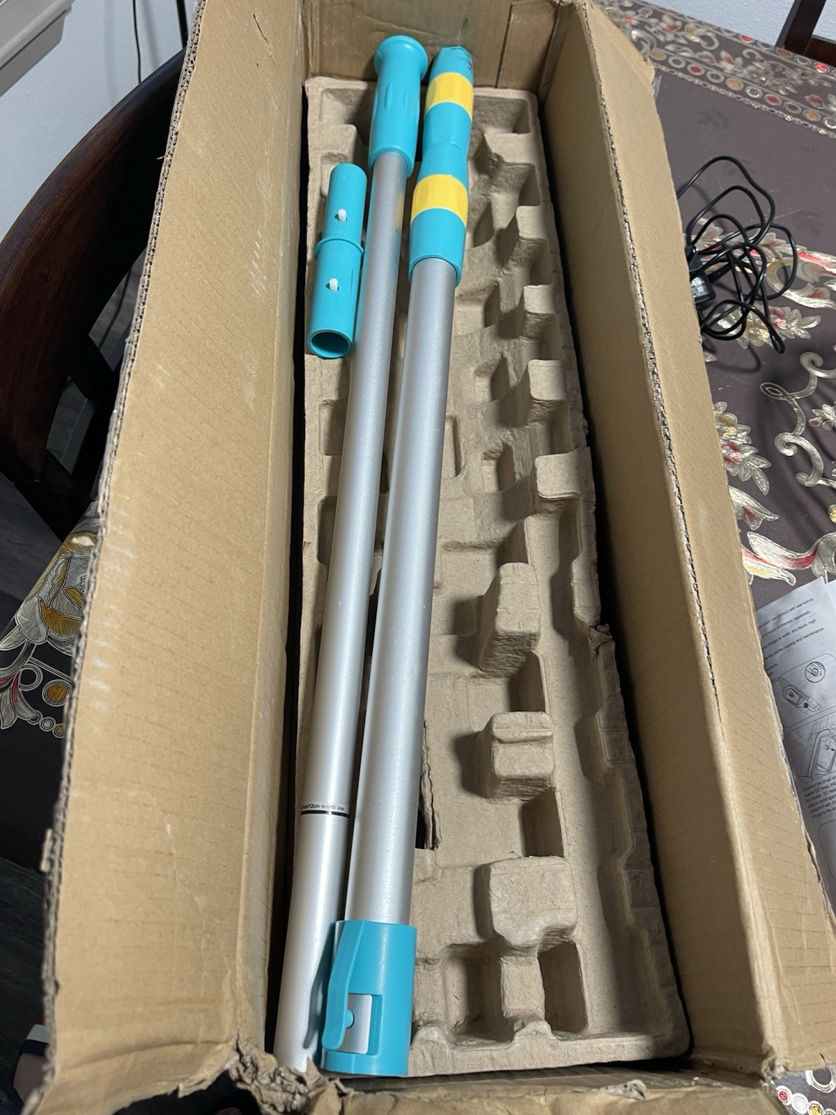 Efurden Handheld Pool Vacuum Cleaner Telescopic Aluminum Pole