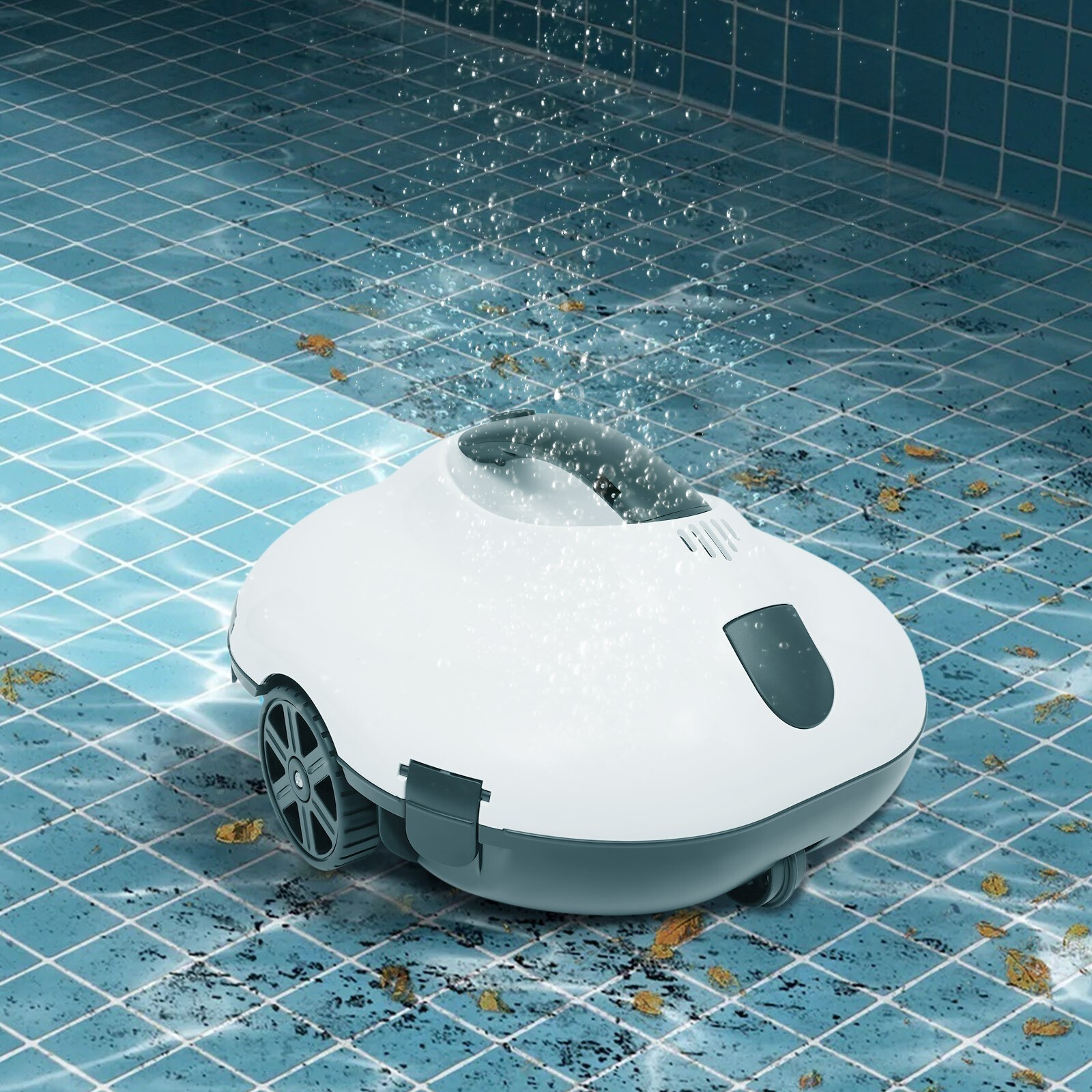 Modern 25.2W Waterproof Automatic Pool Cleaner Robotic Pool Cleaner