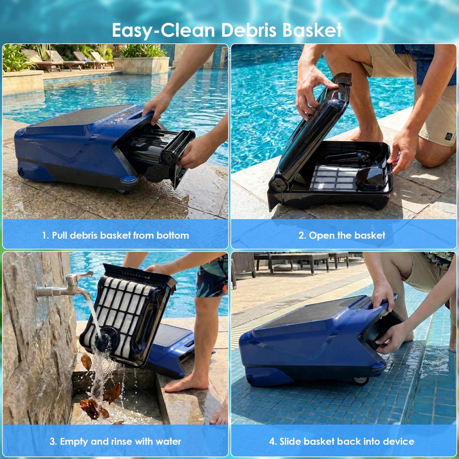 ** NEW Solar Powered Pool Skimmer Robot | Pura V12 | 24/7 Cleaning | 5L Basket