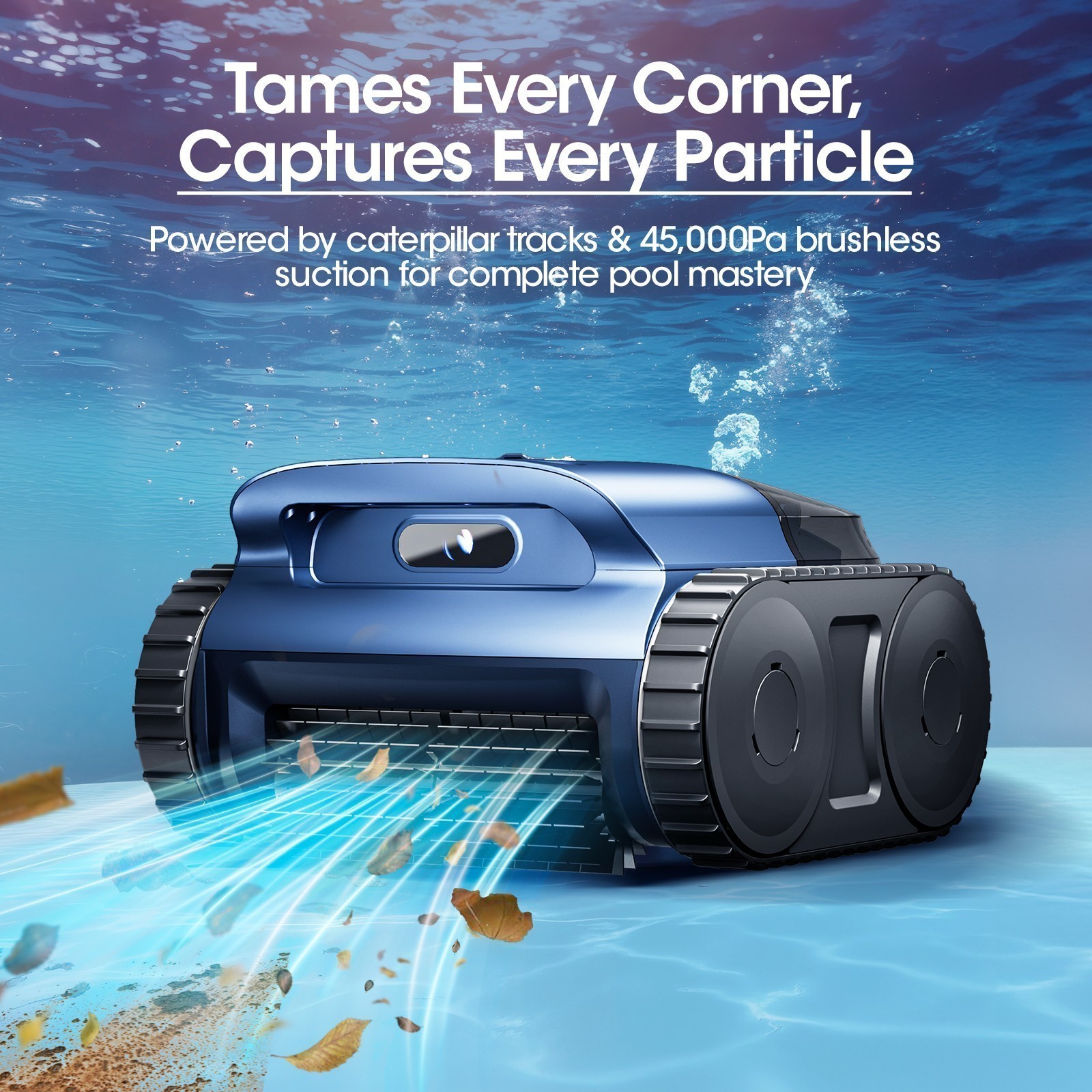 (2026 New) Pool Vacuum Robot for Inground & Above-Ground Pools up to 2150 Sq. Ft