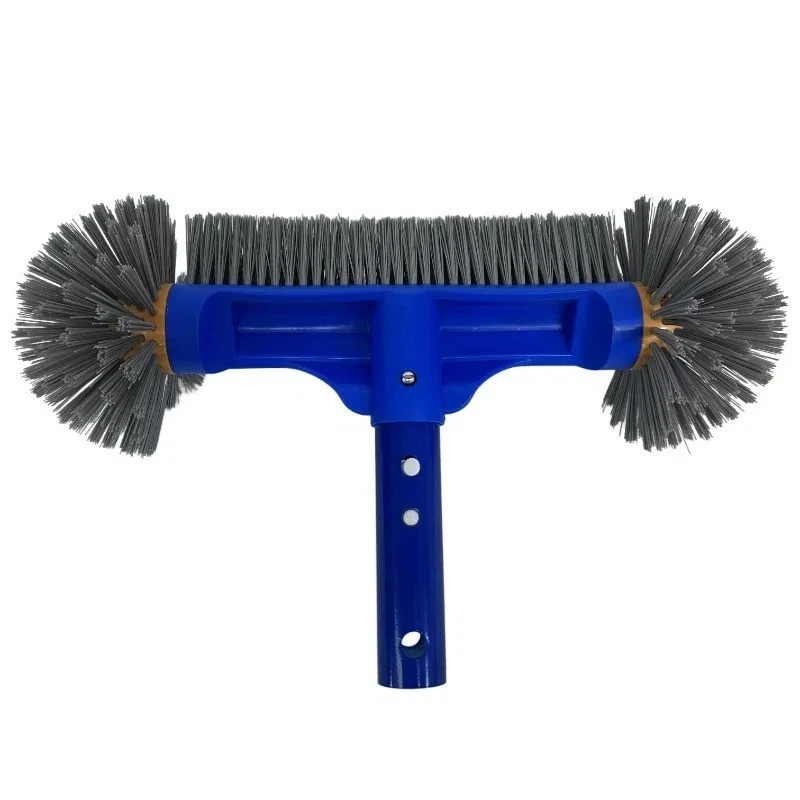 NEW Pool brush 33cm Round Corner Brush Head Pool Cleaning Wall Floor