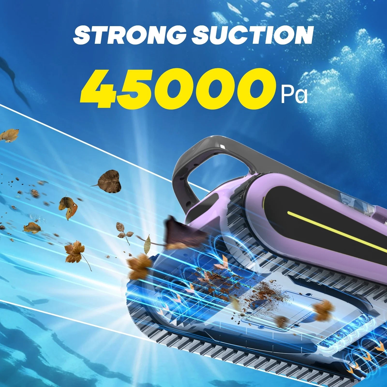 SEAUTO SAT30 2025 Robotic Pool Cleaner W/APP Control Inground Pool 3H Runtime