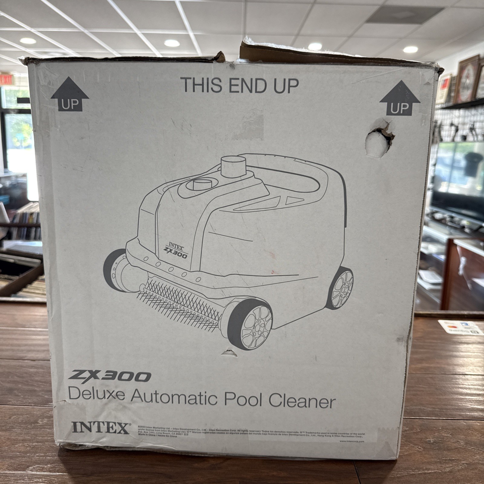 Intex ZX300 Automatic Pool Vacuum Cleaner for Above Ground Pools 700 GPH
