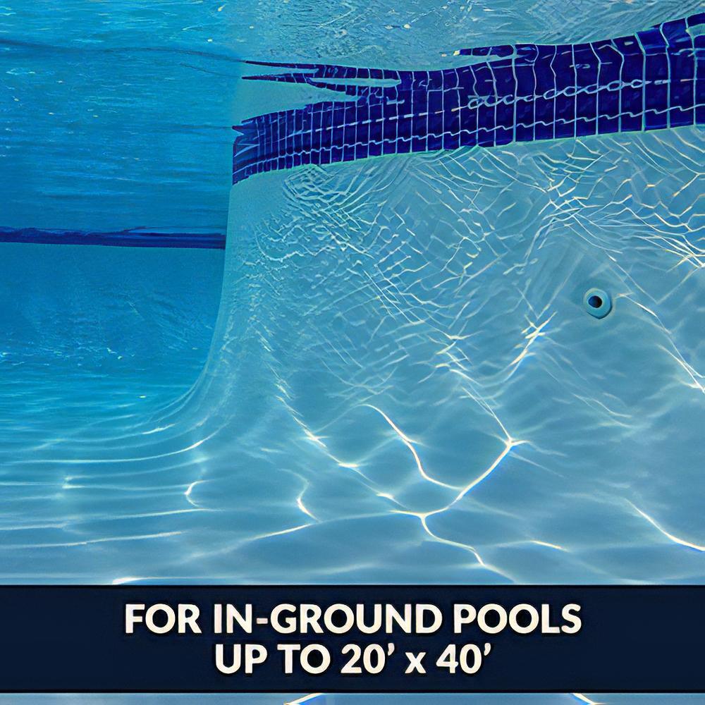 Hayward W3PVS40JST Poolvergnuegen Automatic Suction Pool Cleaner 4-Wheel, White