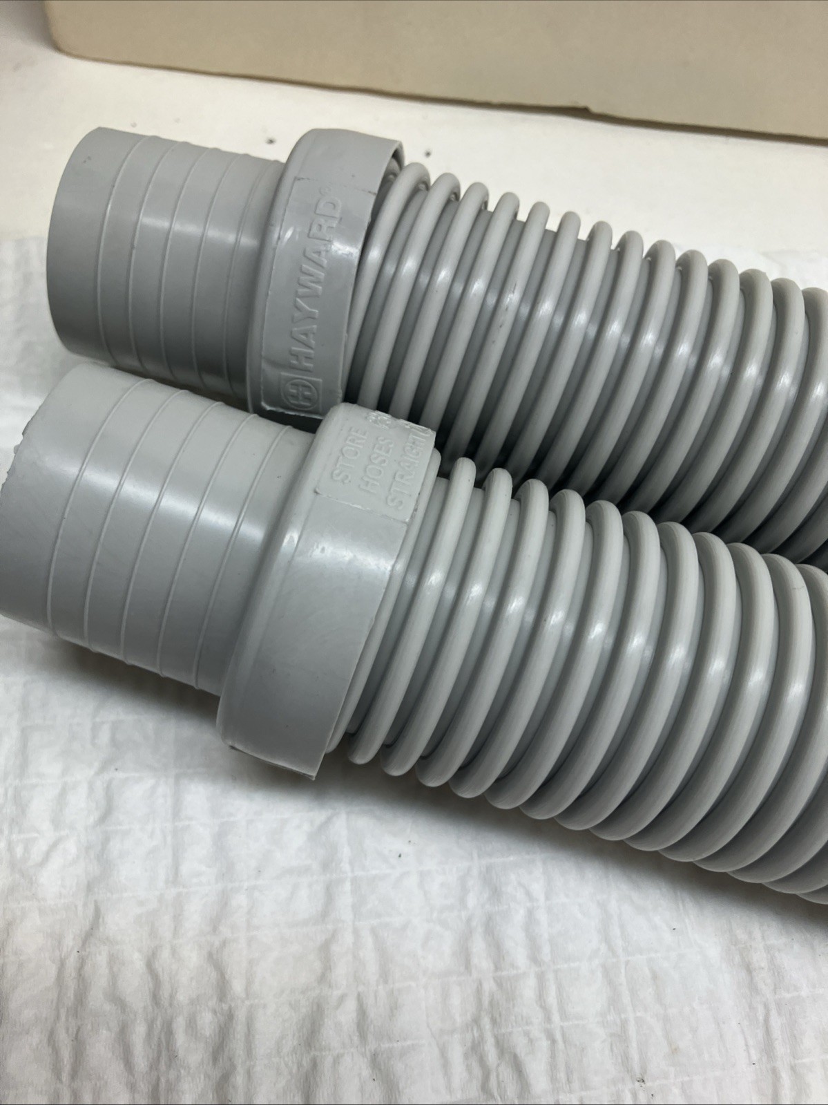 2 Hayward 36″ Light Grey Hose 1 1/2″ opening For Suction Swimming Pool Cleaner.