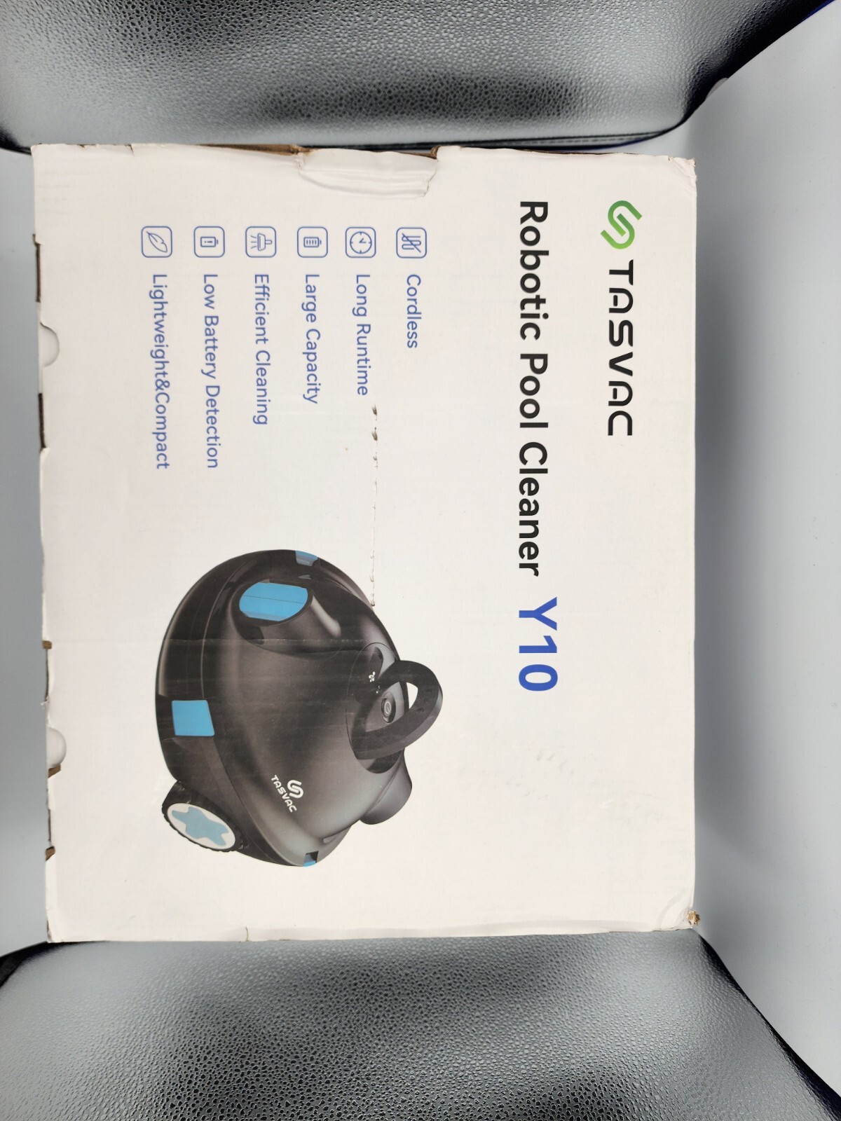 NEW! NIB TASVAC Y10 NEW 23 Cordless In Above Ground Robotic Pool Cleaner Blue