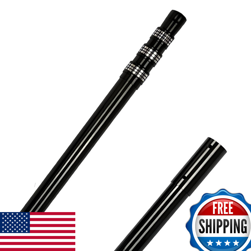 Jspjsp Carbon Fiber Pool Rod – Professional 4.5-15 Foot Telescopic 4-Piece Pool