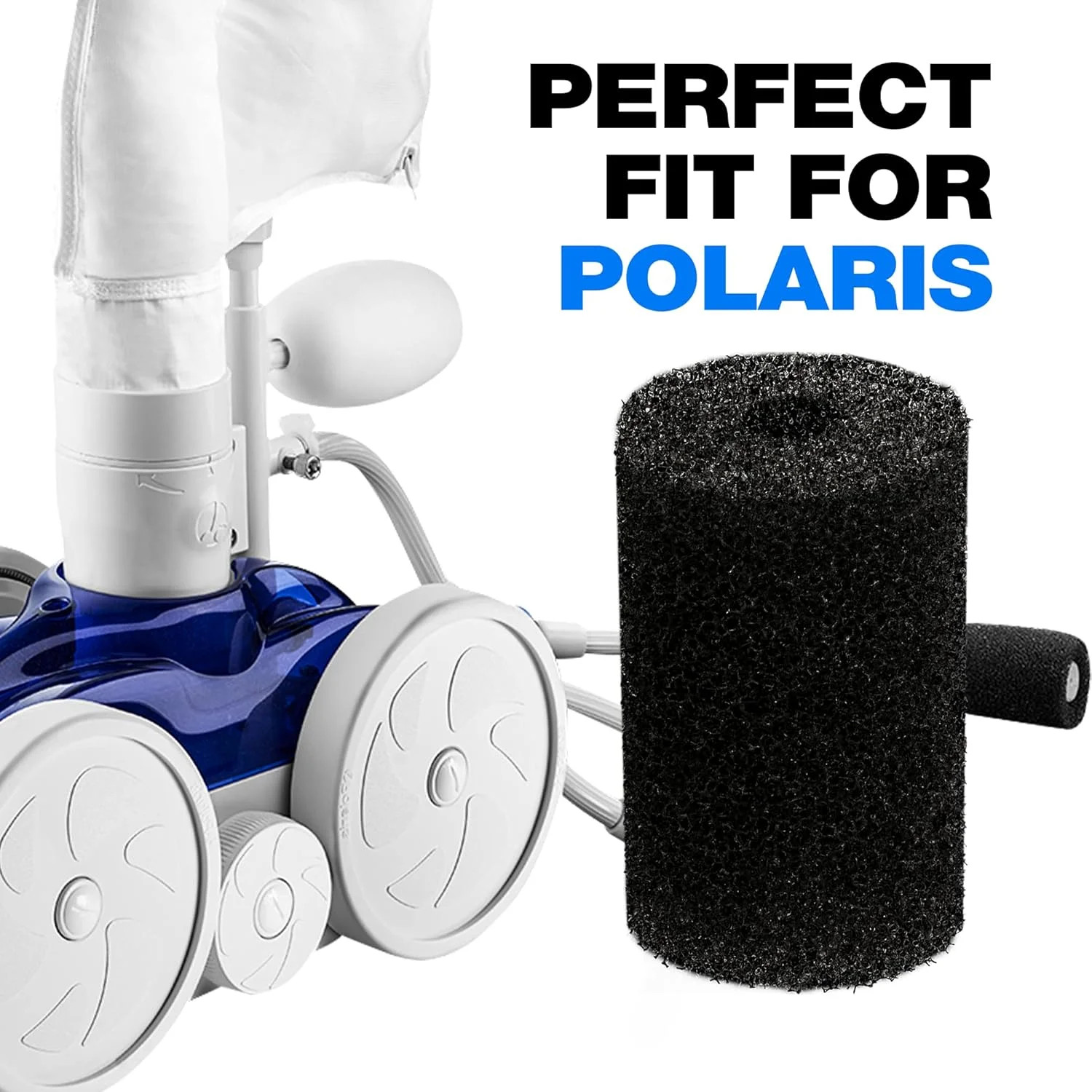Pool Hose Tail Scrubbers,12 Pack Tail Sweeps Scrubber Replacement High Density S