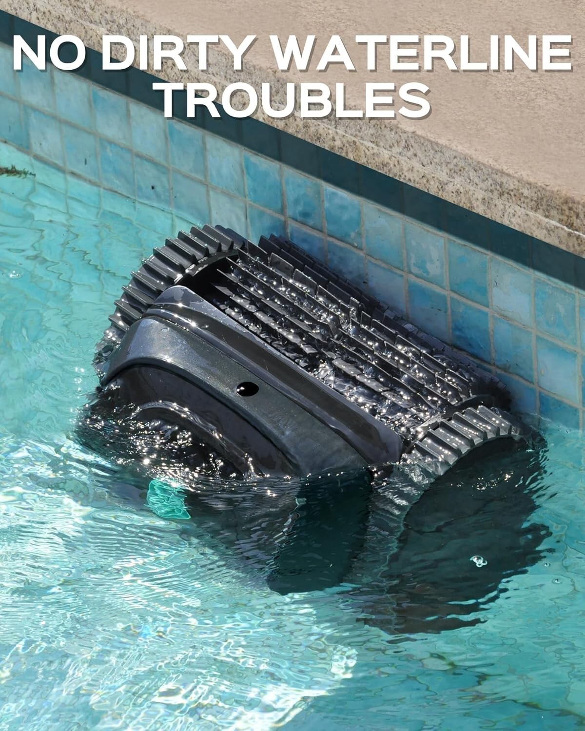 WYBOT C1 Pool Cleaner Wall Climb Cordless Robotic Pool Robot In-Ground Pools NEW