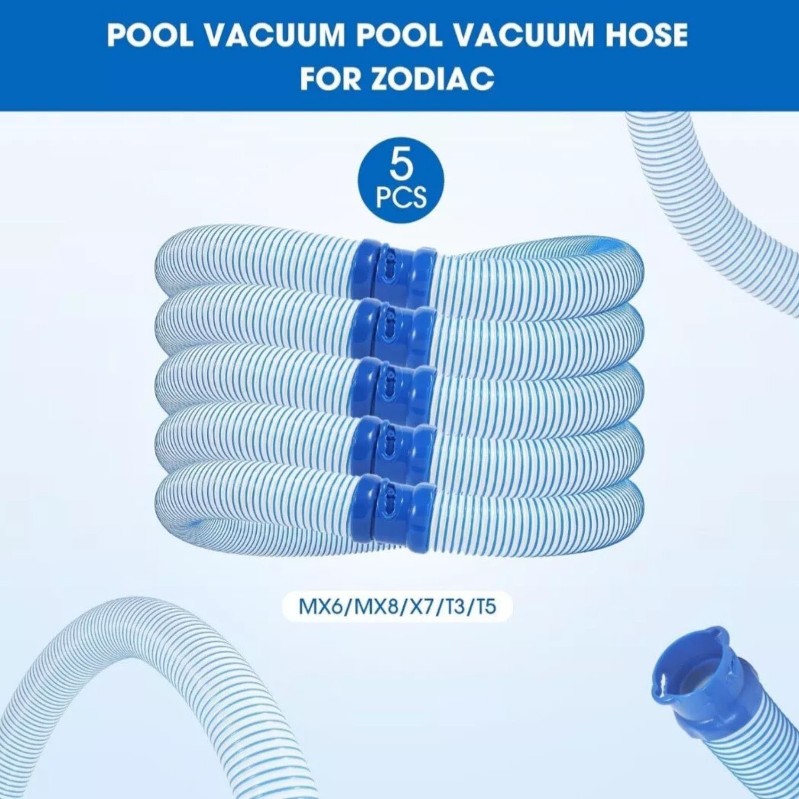 5* Pool Cleaner Hose Replacement Kit For Mx6 Mx8 Pool Cleaner Lock Hose