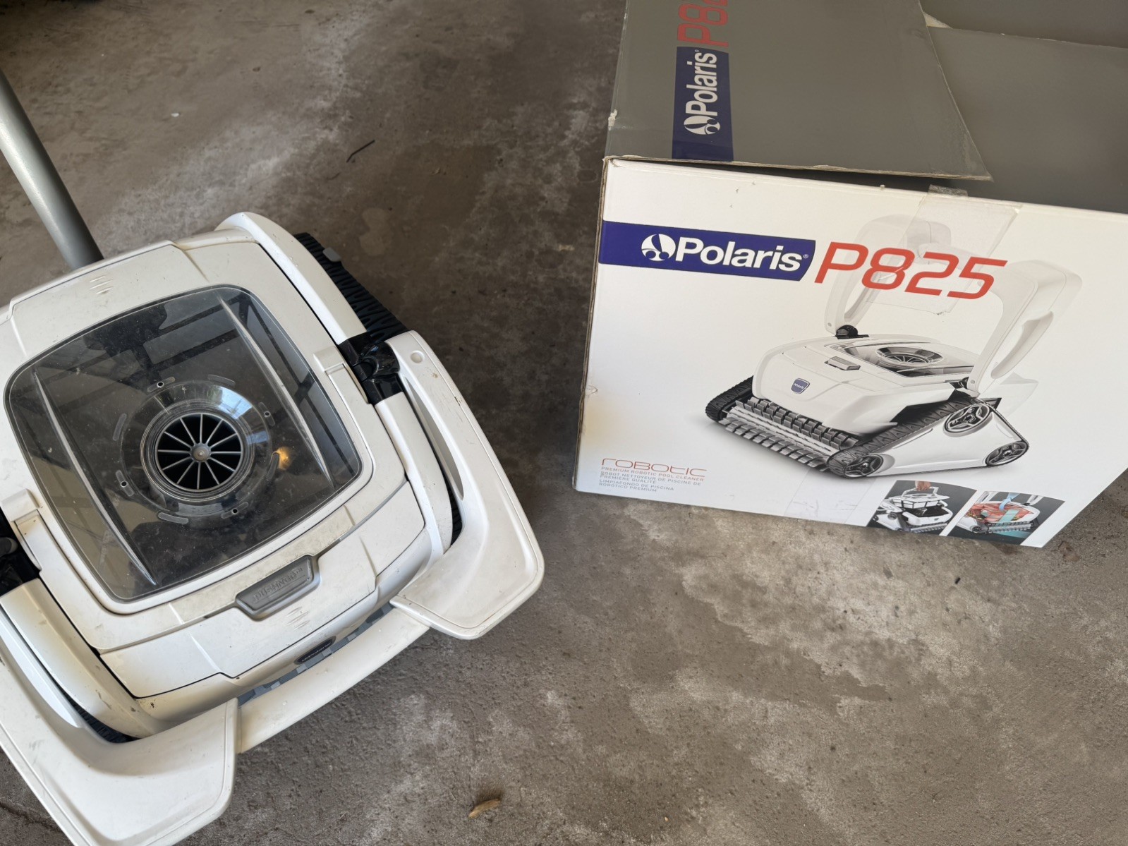 Polaris P825 Pool Cleaner, Control Box, Floating Cable And Caddy – **READ**