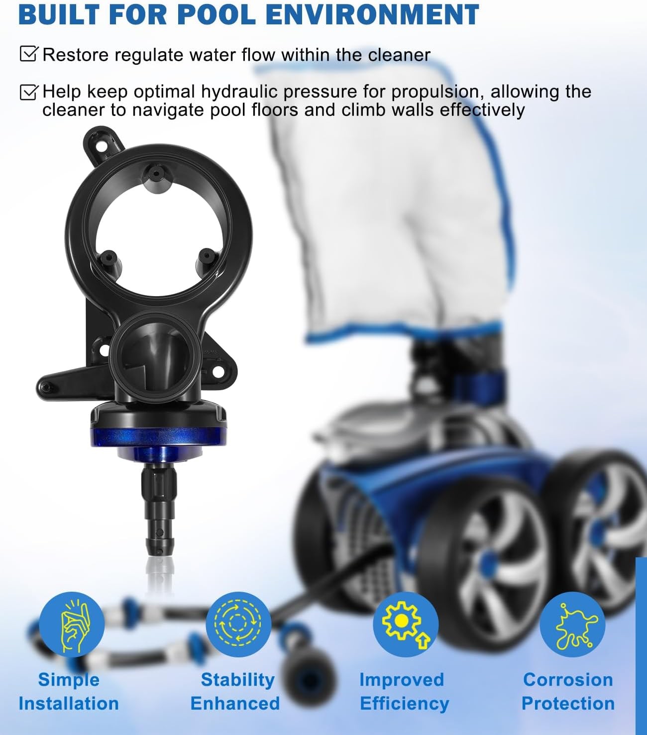 for Zodiac Polaris 3900 Water Management System Assembly with O-Ring, 39-300 WMS