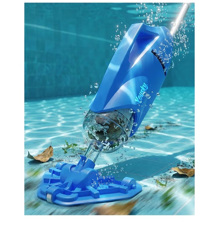 Cordless Pool Vacuum for Above Ground & Inground Pools, 18.5GPM Suction with…