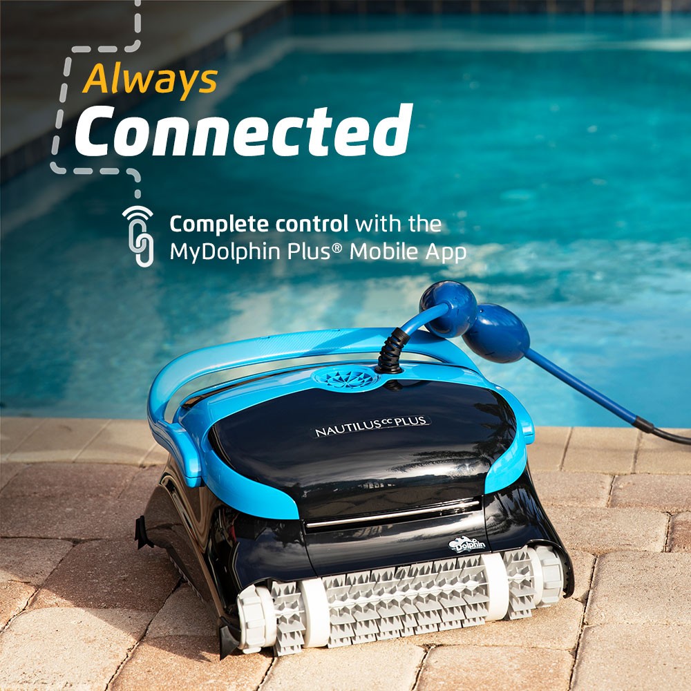 Dolphin Nautilus CC Plus Robotic Pool [Vacuum] Cleaner with Wi-Fi Pool Cleaning